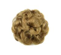 Chignon de cheveux Chouchous synthétiques bouclés for femmes, Chignon avec bande en caoutchouc, postiche en forme de beignet Pièces de chignon pour femmes(1011)