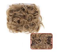 Chignon de cheveux Clip en queue de cheval bouclée Chignon postiche for les femmes de mariage chignon désordonné morceau de cheveux synthétiques chignon chignon extension de queue de cheval peignes ch