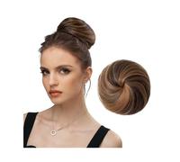 Chignon de cheveux Extension de Chignon synthétique à Clip, postiche, fausse queue de beignet, Chignon à cordon de serrage, postiche Chignon, queue de cheval Pièces de chignon pour femmes(Color:4BH27)