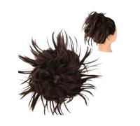 Chignon de cheveux Extensions de cheveux synthétiques Chignon bouclé en désordre élastique cheveux chouchous postiches Chignon synthétique beignet Updo postiches for femmes Pièces de chignon pour femm