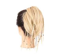 Chignon de cheveux Extensions de queue de cheval Chignons de cheveux synthétiques Donut Chignon Chouchou for femmes Synthétique Désordre Chignon Ébouriffé Ondulé Élastique Tressé Chignon Postiche Pièc