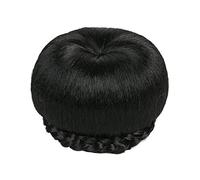 Chignon de cheveux Fête De Mariage Danse Coiffures Accessoire De Cheveux Tressé Chignon Pièce De Cheveux Synthétique Updo Tressé Chignon avec Peignes Intégrés for Femmes Filles Pièces de chignon pour