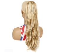 Chignon de cheveux Mode synthétique perruque cheveux chignon longs cheveux bouclés queue de cheval long ondulé cordon maille poche ondulation de l'eau femmes chignon Pièce de chignon(27H613)