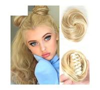 Chignon de cheveux Pièces de cheveux synthétiques chignon spatial 2 pièces Mini pince à griffes en désordre et oreilles de chat Extensions de faux cheveux chignon accessoire de perruque postiches Pièc