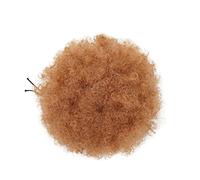 Chignon de cheveux Postiches synthétiques crépues et bouclées for femmes noires, postiche Afro bouffante, chignon, accessoires avec cordon de serrage court Pièces de chignon pour femmes (Color : #30