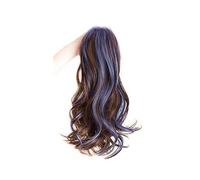 Chignon de cheveux Synthétique Cheveux Chignon Perruque Femelle Cheveux Longs Teints Couleur Queue De Cheval Tresse Doux Cool Griffe Clip Style Haute Queue De Cheval Cheveux Chignon Pièce de chignon(0