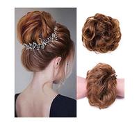 Chignon de cheveux Synthétique Messy Bun Curl Donut Cheveux Extensions Bun Extensions Peigne Clip Dans Messy Bun Cheveux Accessoires for Femmes Pièce de chignon(27H33)