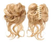 Chignon de cheveux synthétique Messy Curly Bun Claw Clip Chignon Bandeau Perruque Queue de cheval Extensions de cheveux Femmes Perruque Chignon Postiches pour femme (SW207-01)