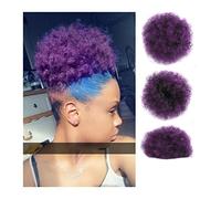 Chignon désordonné Afro Puff Cordon Extensions de queue de cheval Kinky Bouclés Chignon Chignon Synthétique Extensions courtes Queue de cheval Postiches Chignons Cheveux pour femmes noires Filles