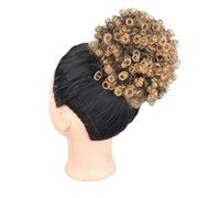 Chignon désordonné Afro Puff Kinky Curly Cordon Extension de queue de cheval pour femmes synthétiques courtes Afro Curly Bun Extension de cheveux Clip dans les chignons de cheveux Postiches de qu
