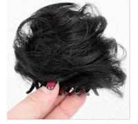 Chignon désordonné avec pince, pièce de cheveux de softball, perruque synthétique pour les fêtes et les danses, convenant à toutes les femmes pour ajouter du volume, perruque synthétique à clip unique