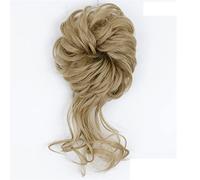 Chignon désordonné Chignon synthétique Chignon désordonné avec des glands Extensions de cheveux de queue de cheval chignon ondulé pour femmes élastiques élastiques chouchous vrais chignons de che