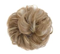Chignon désordonné Donut Hair Bun Chouchou pour femmes filles, postiche de chignon synthétique bouclé avec élastique, extensions de cheveux en chignon désordonné, vrais chignons humains (couleur