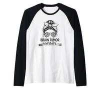 Chignon désordonné Guerrier tumeur cérébrale Manche Raglan