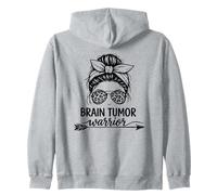 Chignon désordonné Guerrier tumeur cérébrale Sweat à Capuche