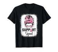 Chignon désordonné pour Femmes de Sensibilisation au Cancer du Sein T-Shirt