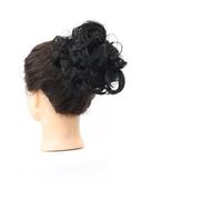 Chignon Postiche Cheveux 1-Pack Messy Bun Griffe Clip Morceaux De Cheveux Synthétiques Ondulés Bouclés Chignon Extension Queue Cheval Perruque Cravate