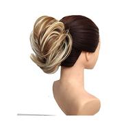 Chignon Postiche Cheveux 1 Pack Messy Bun Pieces Queue de Cheval Extensions de Cheveux Chignon Donut Synthétique avec Élastique Chignon Cheveux for Femmes Morceau de Cheveux Chignon Désordonné(Color:2