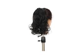 Chignon Postiche Cheveux 1 paquet synthétique court bouclé queue de cheval étendu résistant à la chaleur ruban cordon court ondulé queue de cheval morceau de cheveux perruque chignon Morceau de Cheveu