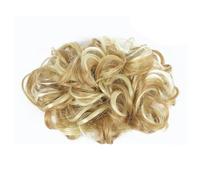 Chignon Postiche Cheveux Cheveux Cravate Messy Bun Extensions de Synthétiques Africain Bouclés Perruque Clips Perruques Féminines avec Cordon