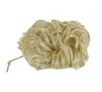 Chignon Postiche Cheveux Cheveux Cravate Messy Bun Extensions de Synthétiques Africain Bouclés Perruque Clips Perruques Féminines avec Cordon