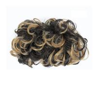 Chignon Postiche Cheveux Cheveux Cravate Messy Bun Extensions de Synthétiques Africain Bouclés Perruque Clips Perruques Féminines avec Cordon