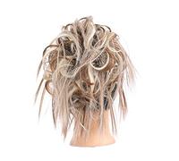 Chignon Postiche Cheveux Chignon malpropre synthétique morceau de cheveux avec bande élastique queue cheval cravate Extensions femmes Extension perruque chignon