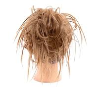 Chignon Postiche Cheveux Chignon malpropre synthétique morceau de cheveux avec bande élastique queue cheval cravate Extensions femmes Extension perruque chignon