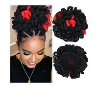 Chignon Postiche Cheveux Chignon synthétique bouclé cordon queue de cheval extensible brosse à cheveux pince chignon tresse for les femmes noires