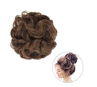 Chignon Postiche Cheveux Chignon synthétique bou t ondulé, 1 pièce, avec élastique enroulé autour des cheveux, queue de cheval, chignon beignet, accessoires for for femmes