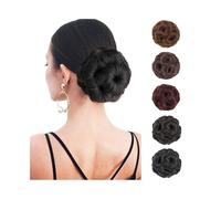 Chignon Postiche Cheveux Chignons synthétiques, postiches, extensions de cheveux, tresses, queues de cheval Extensions de Cheveux Chignon(1B)