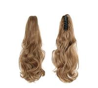 Chignon Postiche Cheveux Extension de cheveux queue cheval ondulée synthétique longue pince à griffe fibre résistante la chaleur perruque for les femmes