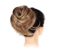 Chignon Postiche Cheveux Messy Bun queue de cheval allongeant droite perruque synthétique courte chignon cheveux accessoires dames élastique cravate