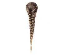 Chignon Postiche Décoiffé pour Femmes 15 pouces synthétique cheveux chaîne tresse queue de cheval chignon poisson extension femmes longue ligne droite tressée perruque(6)