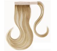 Chignon Postiche Décoiffé pour Femmes 18 pouces synthétique stretch wrap queue de cheval peigne à cheveux extensions raides chignon for les femmes(F24-613)