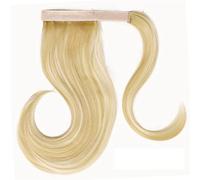 Chignon Postiche Décoiffé pour Femmes 18 pouces synthétique stretch wrap queue de cheval peigne à cheveux extensions raides chignon for les femmes(F22-613)