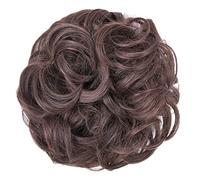 Chignon Postiche Décoiffé pour Femmes 1pc Messy Bun Hair Slice Synthétique Bouclés Chignon Queue De Cheval Extensions Cheveux Élastique Bungee Cravates for Un Usage Quotidien(M2-30)
