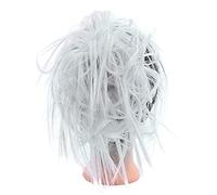 Chignon Postiche Décoiffé pour Femmes Chignon malpropre synthétique morceau de cheveux avec bande élastique queue cheval cravate Extensions femmes Extension perruque chignon(16)