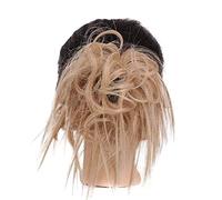 Chignon Postiche Décoiffé pour Femmes Chignon malpropre synthétique morceau de cheveux avec bande élastique queue cheval cravate Extensions femmes Extension perruque chignon(20)