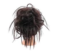 Chignon Postiche Décoiffé pour Femmes Chignon malpropre synthétique morceau de cheveux avec bande élastique queue cheval cravate Extensions femmes Extension perruque chignon(08)
