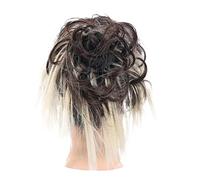 Chignon Postiche Décoiffé pour Femmes Chignon malpropre synthétique morceau de cheveux avec bande élastique queue cheval cravate Extensions femmes Extension perruque chignon(05)