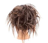 Chignon Postiche Décoiffé pour Femmes Chignon malpropre synthétique morceau de cheveux avec bande élastique queue cheval cravate Extensions femmes Extension perruque chignon(07)