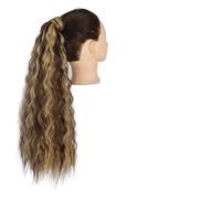 Chignon Postiche Décoiffé pour Femmes Ensemble de 1 perruque synthétique Messy Bun Curly Wavy Extensions queue cheval enveloppantes Accessoires for cheveux chignon for femmes(Q19-4h27)