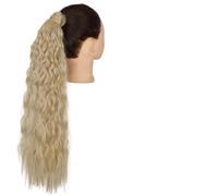 Chignon Postiche Décoiffé pour Femmes Ensemble de 1 perruque synthétique Messy Bun Curly Wavy Extensions queue cheval enveloppantes Accessoires for cheveux chignon for femmes(Q19-16)