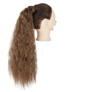 Chignon Postiche Décoiffé pour Femmes Ensemble de 1 perruque synthétique Messy Bun Curly Wavy Extensions queue cheval enveloppantes Accessoires for cheveux chignon for femmes(Q19-12)