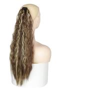 Chignon Postiche Décoiffé pour Femmes Ensemble de 1 perruque synthétique Messy Bun Curly Wavy Extensions queue cheval enveloppantes Accessoires for cheveux chignon for femmes(Q19-86H10)