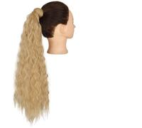 Chignon Postiche Décoiffé pour Femmes Ensemble de 1 perruque synthétique Messy Bun Curly Wavy Extensions queue cheval enveloppantes Accessoires for cheveux chignon for femmes(Q19-25)