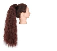 Chignon Postiche Décoiffé pour Femmes Ensemble de 1 perruque synthétique Messy Bun Curly Wavy Extensions queue cheval enveloppantes Accessoires for cheveux chignon for femmes(Q19-33)