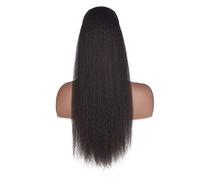 Chignon Postiche Décoiffé pour Femmes Queue de cheval synthétique Curl cheveux pièces africains queue moelleux rallonge for les femmes noires chignon perruque(C,22inches)