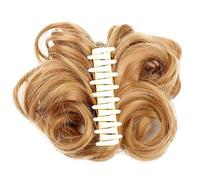 Chignon Postiche Décoiffé pour Femmes Synthétique Messy Bun Wavy Curly Ponytail Extensions de Cheveux Fancy Griffe Clip Perruque for Les Femmes(1pcs-06)